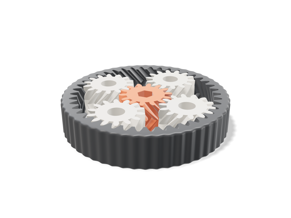 Planetary gear bearing 3D model