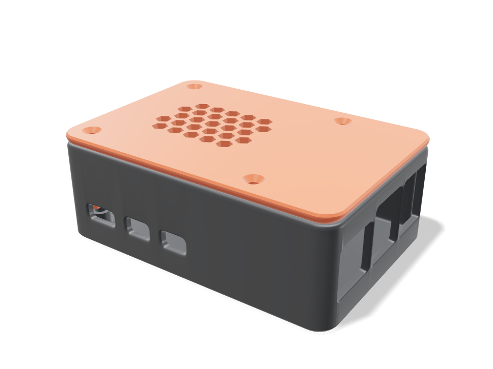 Raspberry Pi 5 case 3D model