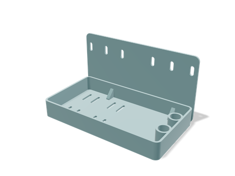 Measured-fit shower caddy model