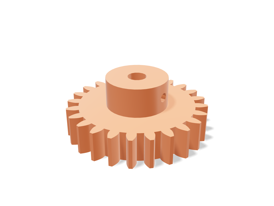 Spur gear 3D model