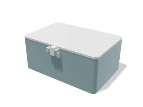 Compact locking-pin box model