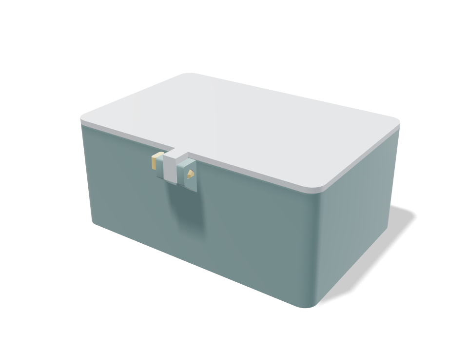 Box with lid, designed with Loftsmith