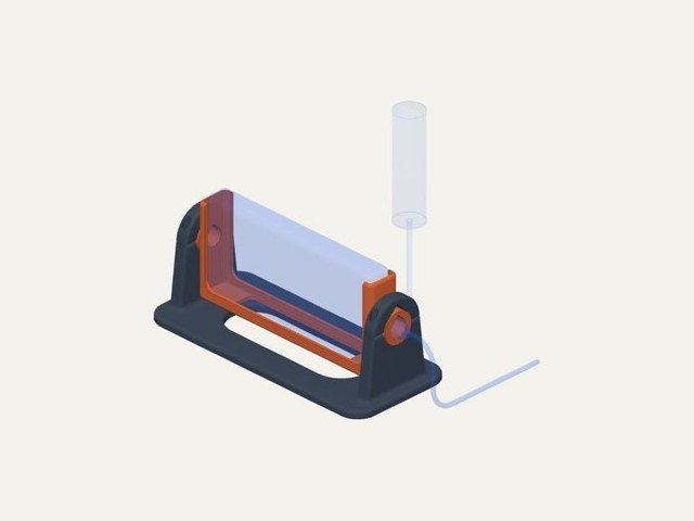 Tilting stand for Ulefone Armor 34 Pro, a 3D printable design