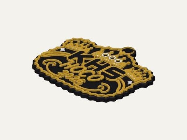 KHS HOCO 2026 crown keychain, a 3D printable design