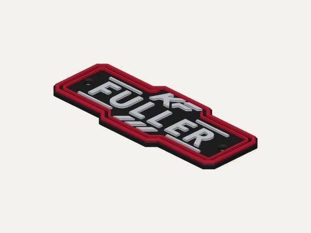FULLER toolbox badge, a 3D printable design