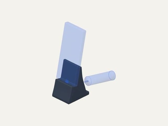 USB-C phone dock, a 3D printable design