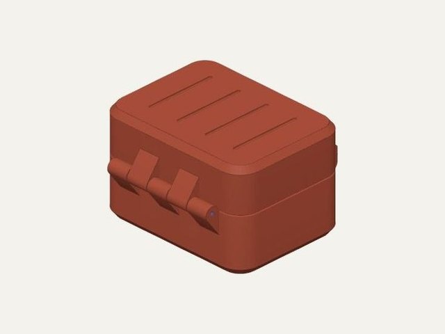 Mini suitcase with photo slot, a 3D printable design