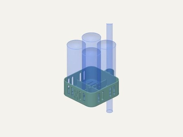 Shower-Bar Bottle Caddy, a 3D printable design