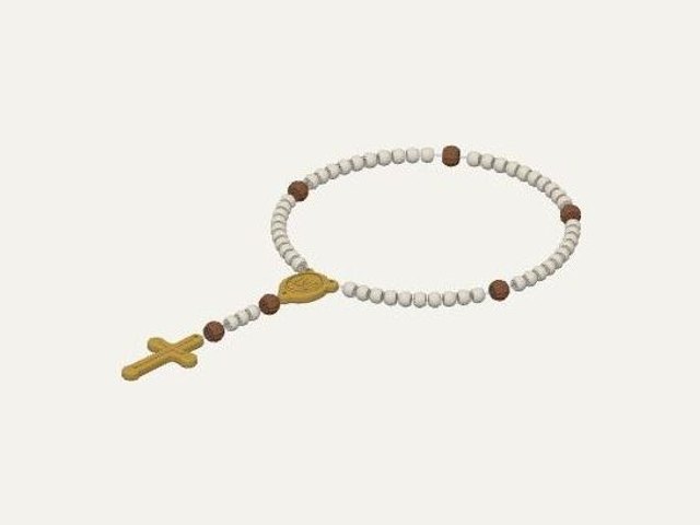 Five-decade rosary, a 3D printable design