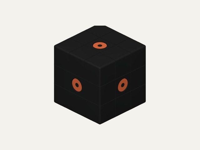 Twisty 3×3 Cube – full mechanism, a 3D printable design