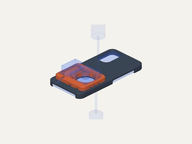 iPhone 16 Plus fan-cooler case, a 3D printable design
