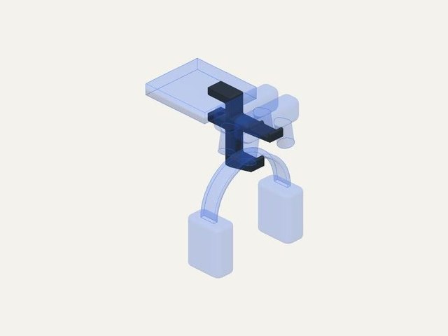 Desk-clamp headphone & controller hanger, a 3D printable design