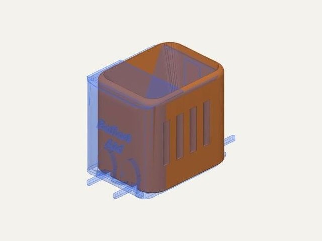HO ballast spreader (soft), a 3D printable design
