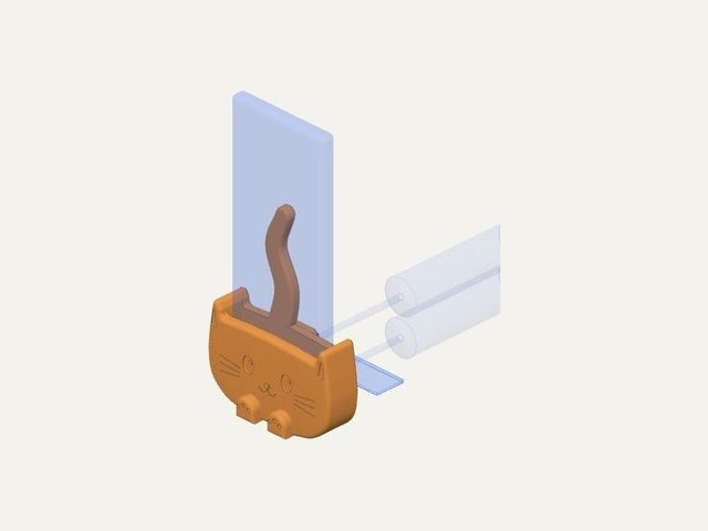 Soporte gato para el auto, a 3D printable design