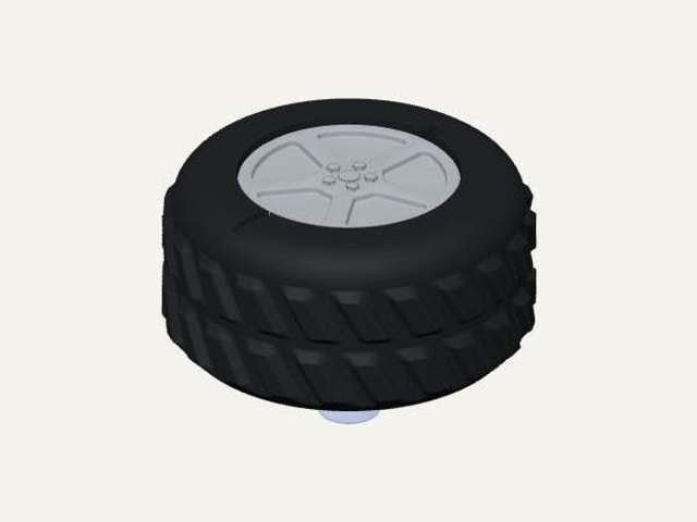 Ram 1500 tire shifter knob, a 3D printable design
