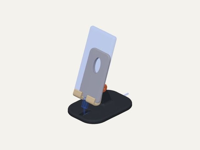 Support Pixel 9 Pro inclinable, a 3D printable design