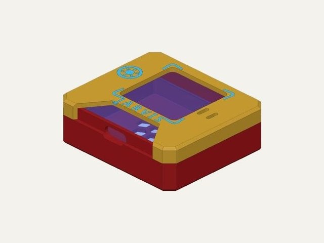 A case for an AIPI lite that looks like something from iron, a 3D printable design