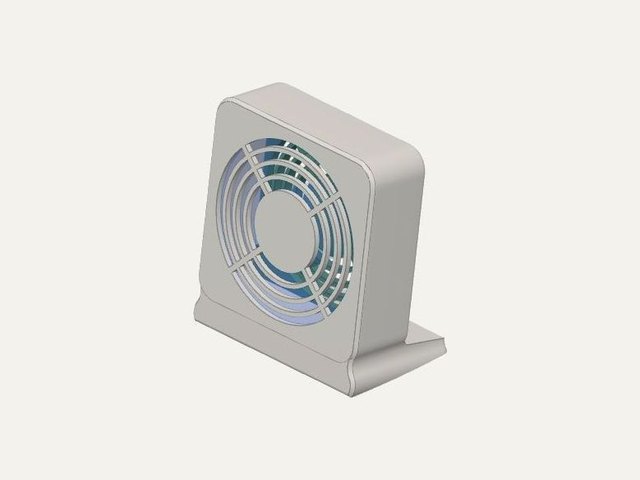 80 mm fan housing, a 3D printable design