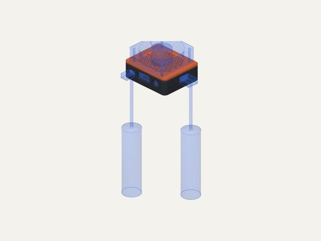Pi 3 A+ case with 6020 fan, a 3D printable design