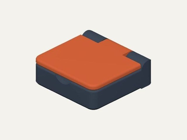 30 mm hinged box, a 3D printable design