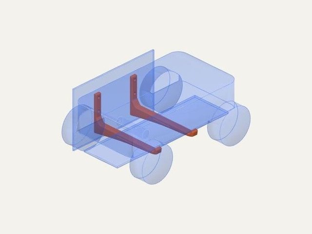 1/10 RC car wall hanger, a 3D printable design