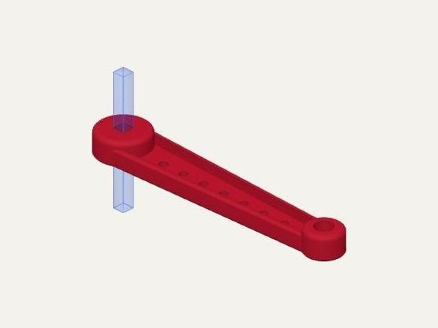 VEX V5 extension arm, a 3D printable design