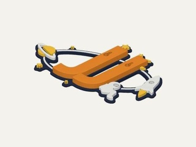 JJ space wall sign, a 3D printable design