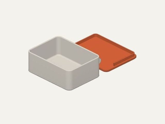 Print-in-place hinged box, a 3D printable design