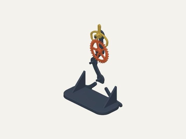 Printed Escapement Demonstrator, a 3D printable design